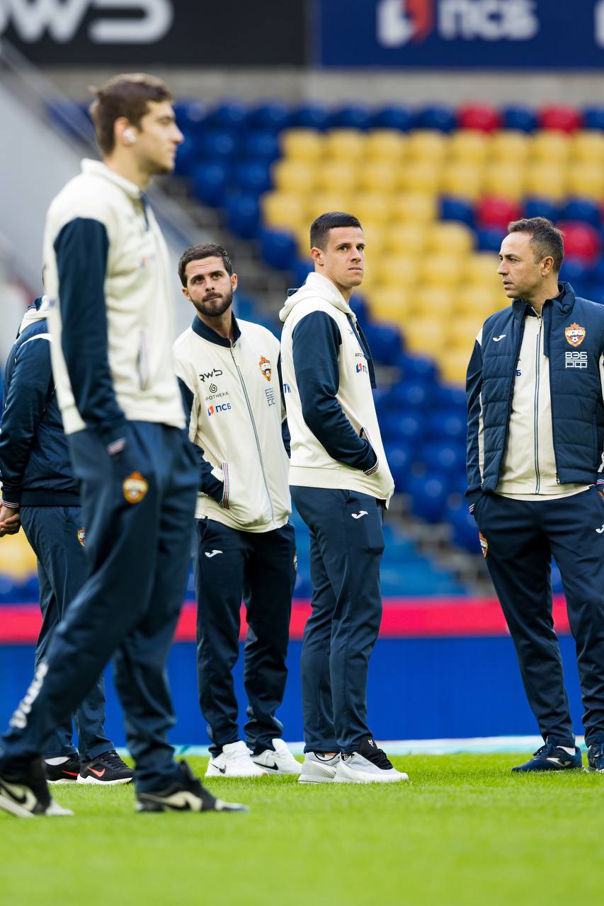 ЦСКА - Динамо Мх: армейцы прибыли на стадион