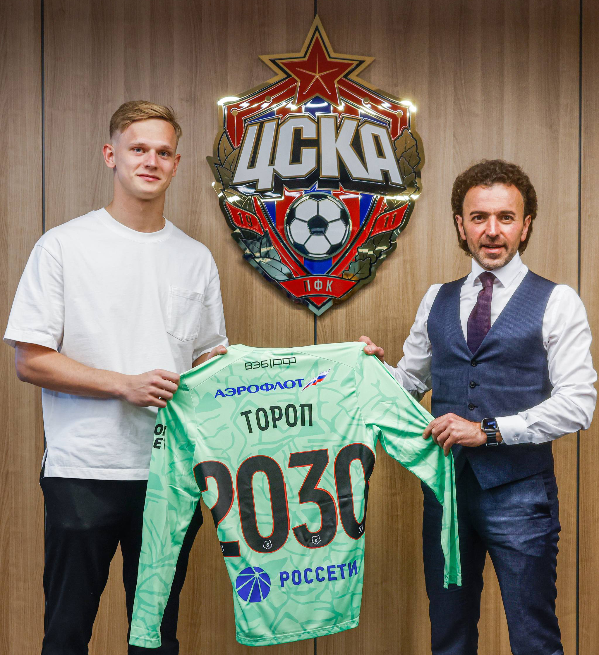 ЦСКА продлил контракт с Торопом до 2030 года