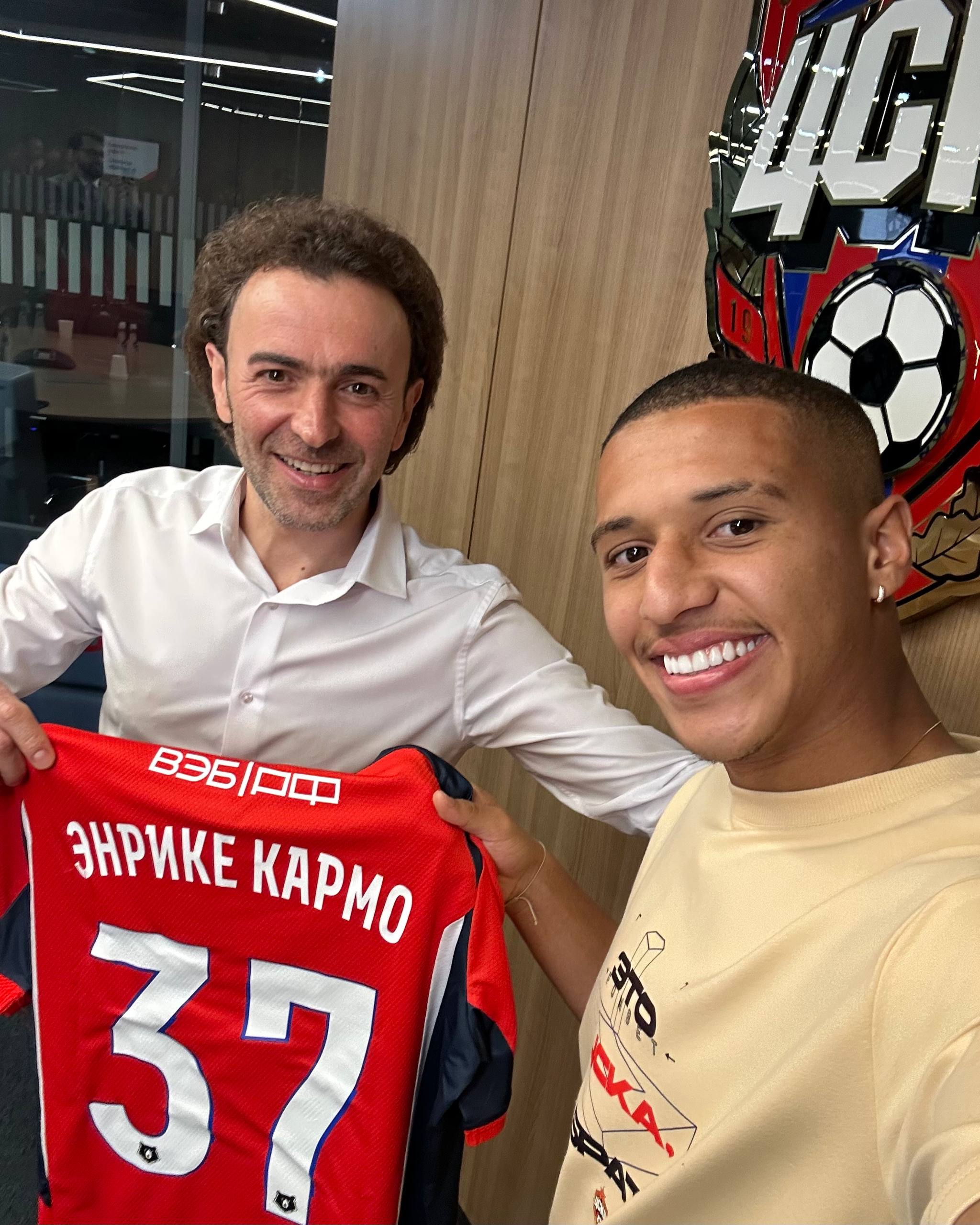 Официально: Энрике Кармо стал игроком ЦСКА