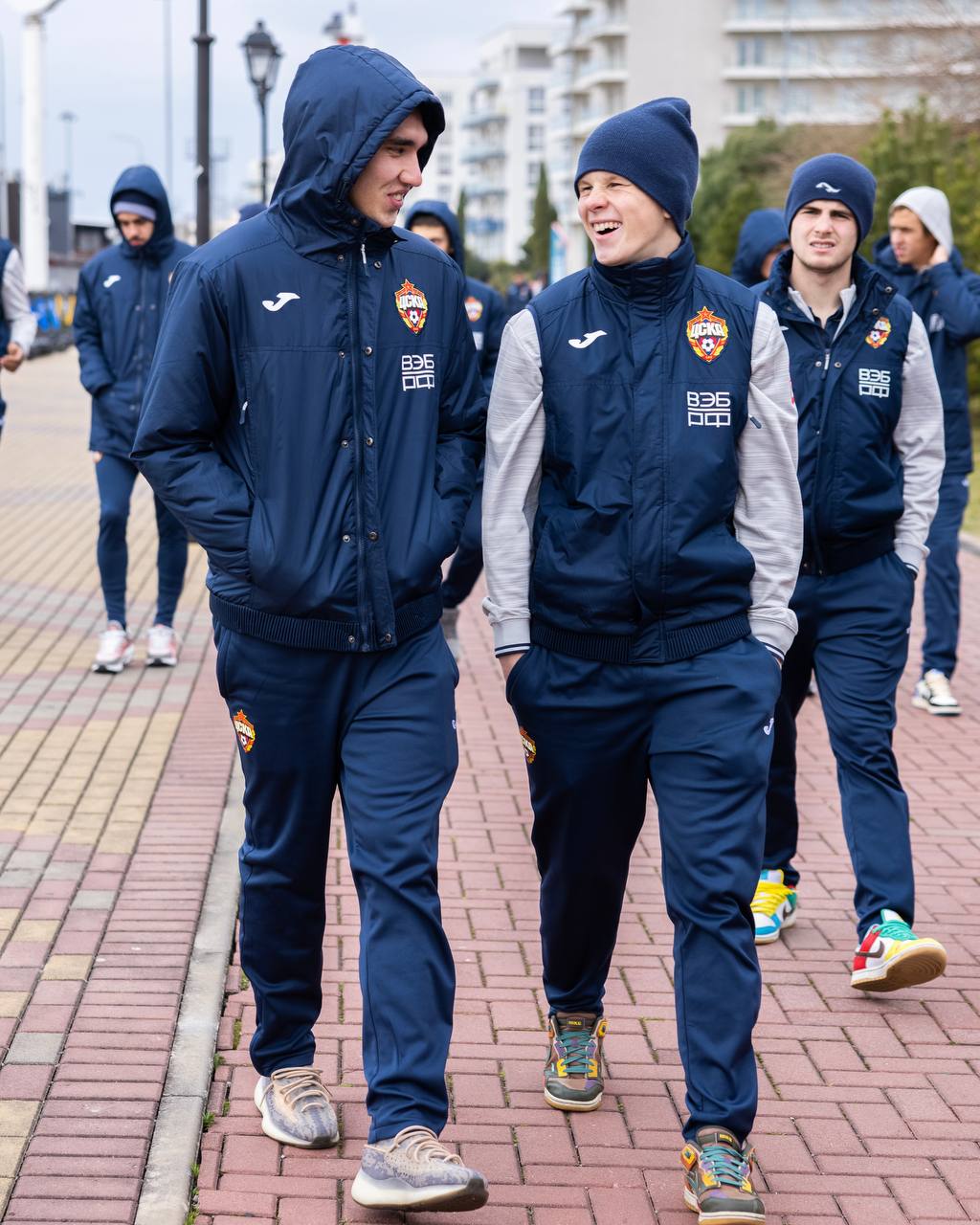 Футболисты ЦСКА прогулялись перед матчем с Сочи